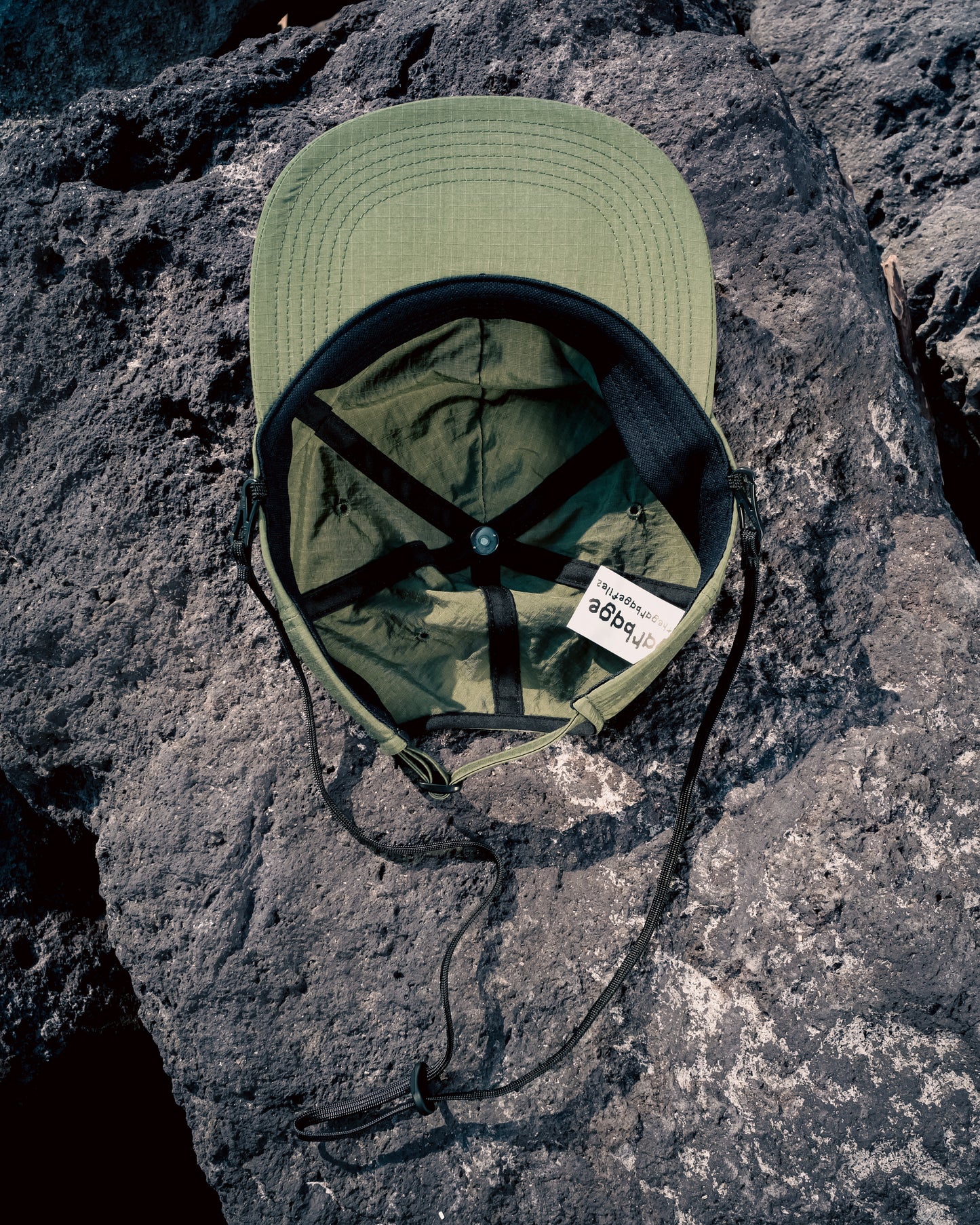 SOFT BRIM 6 PANEL CAP w/ CHIN STRAP (OFFLINE)