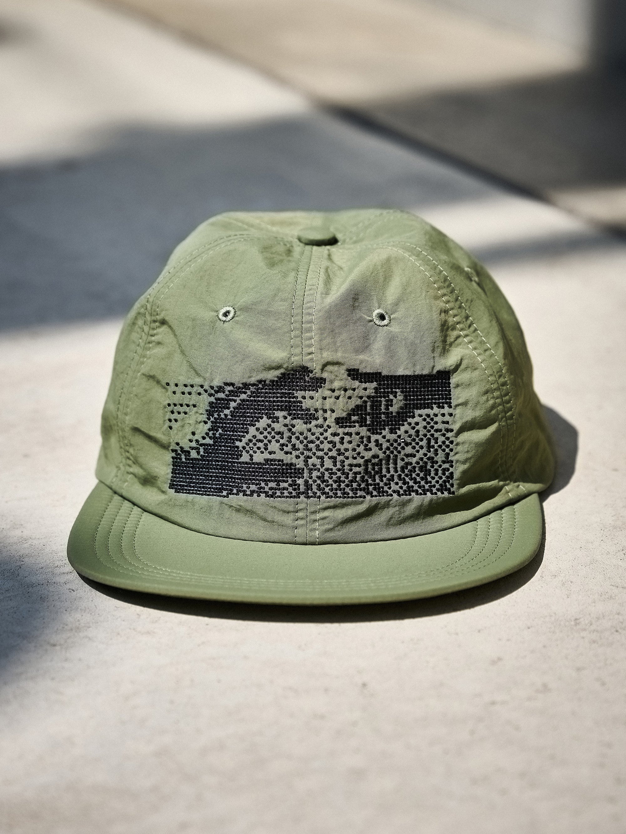 SOFT BRIM 6 PANEL CAP (KEEP IN TOUCH) – GARBAGE INDUSTRIES